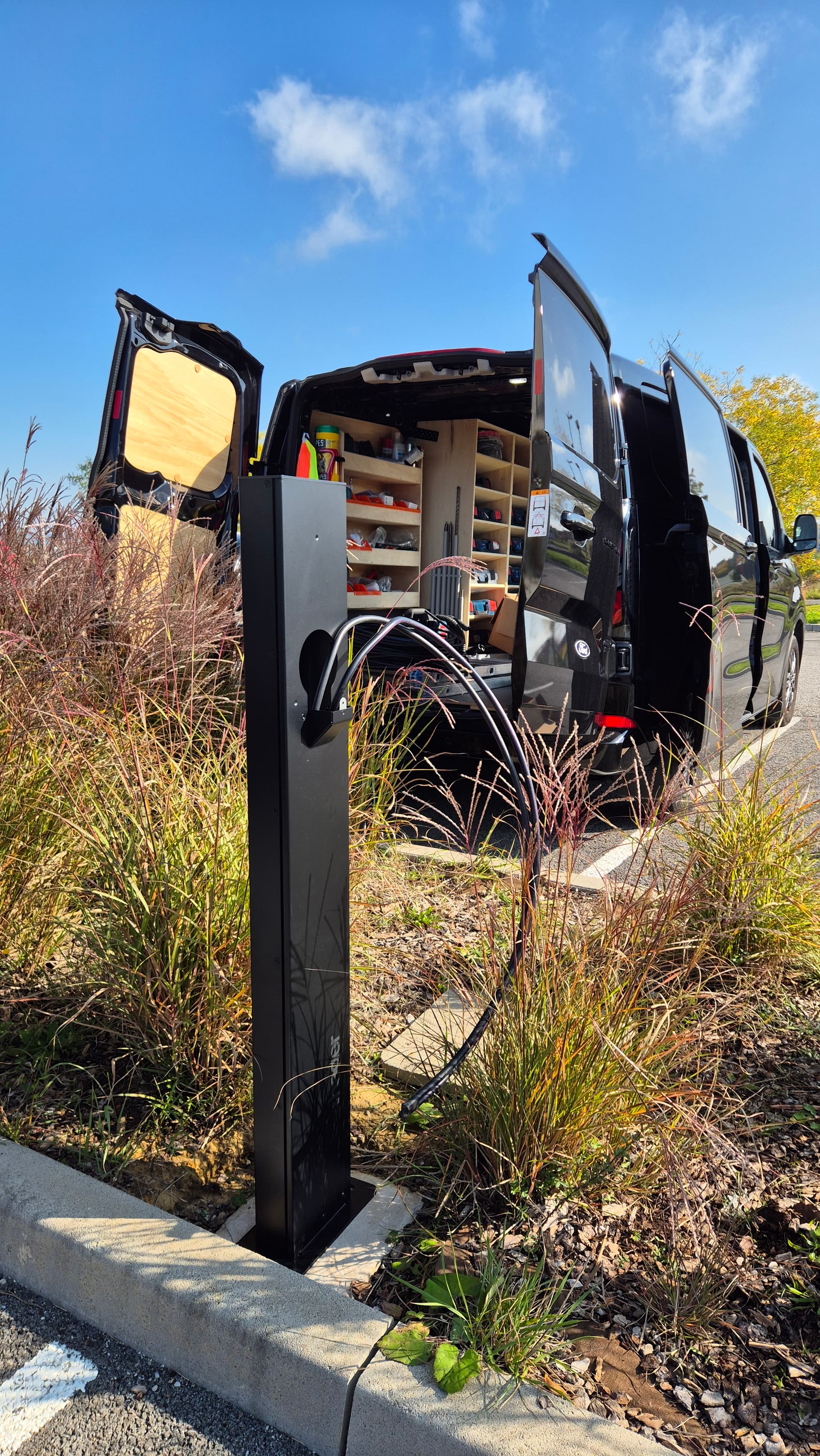 Installation borne garage