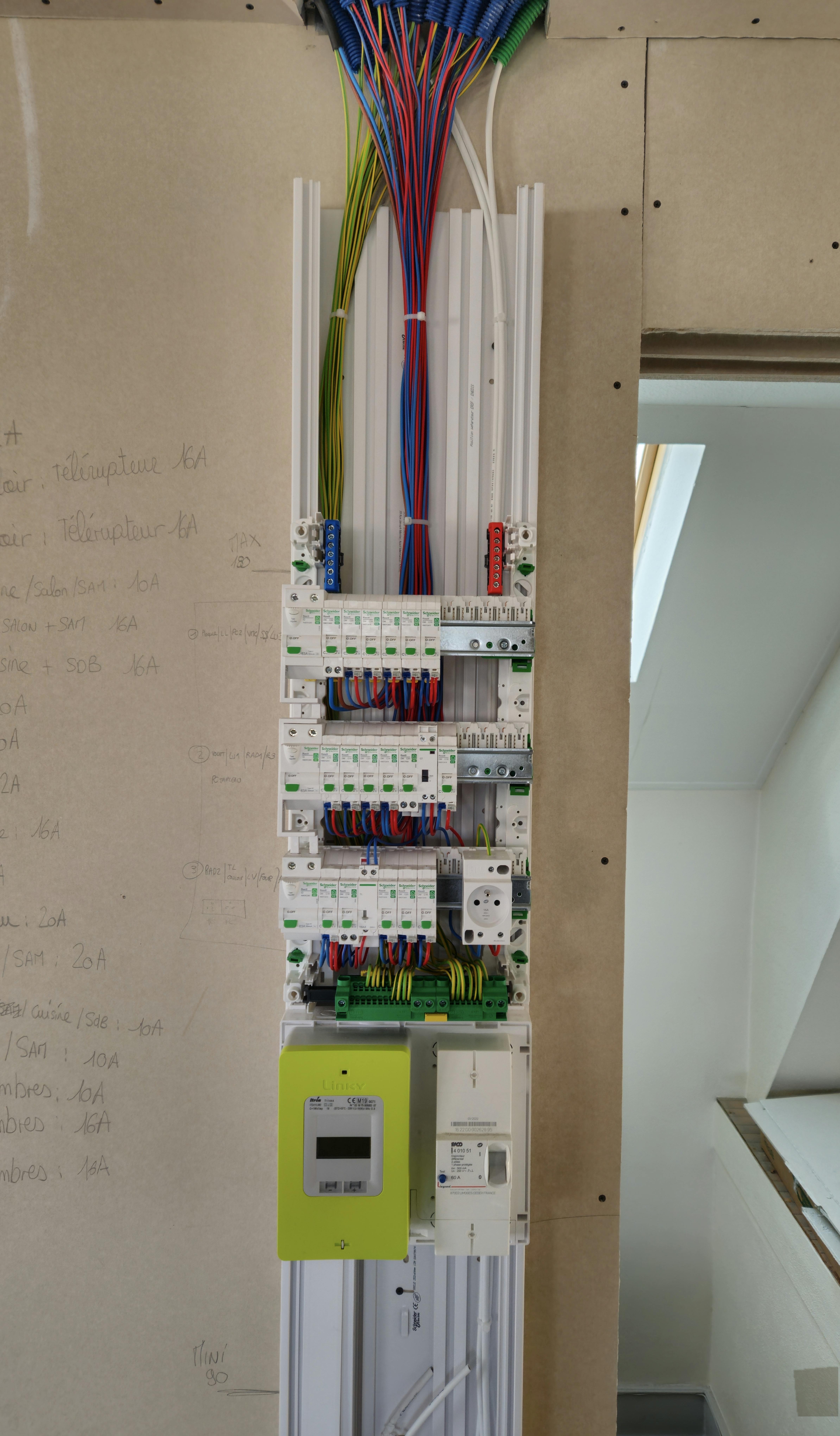 Tableau Hager moderne